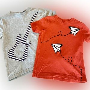 2 Hanna Andersson tees size 6-7